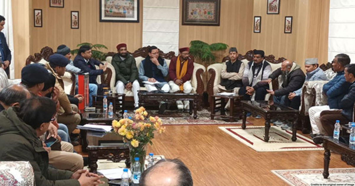 Uttarakhand: CM Dhami chairs high-level meeting regarding Joshimath land subsidence